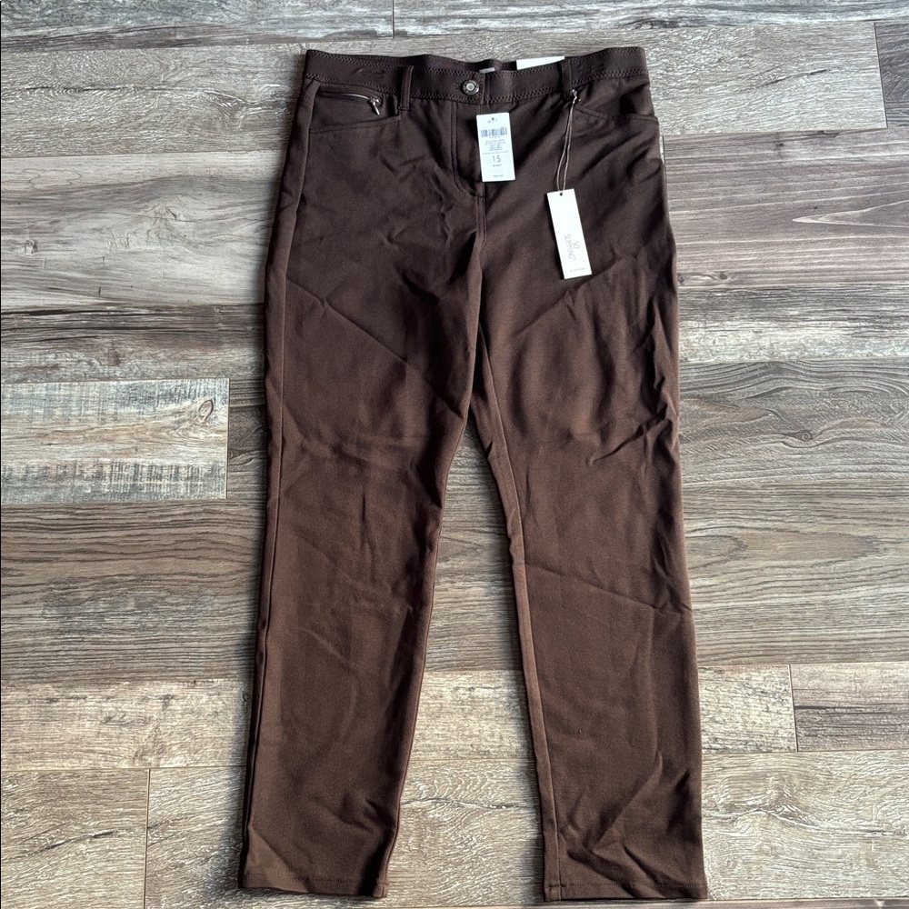 NWT Chico's SO SLIMMING Ponte Slim Leg Pants